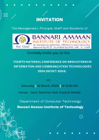 Fourth National Conference on innovations in information and Communication Technologies 2024 (NCIICT-2024- Hybrid Mode) National Conference Poster